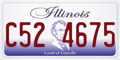 IL license plate C524675
