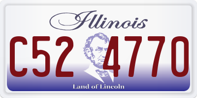 IL license plate C524770
