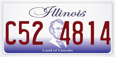 IL license plate C524814