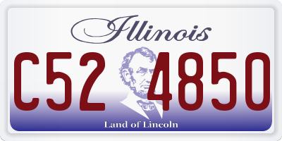 IL license plate C524850