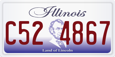 IL license plate C524867