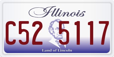 IL license plate C525117
