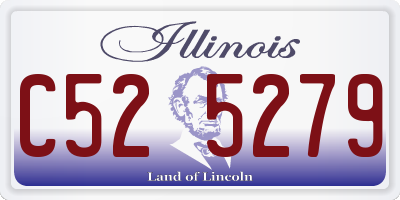 IL license plate C525279