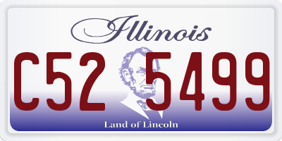 IL license plate C525499
