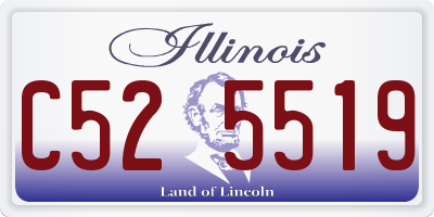 IL license plate C525519