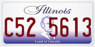 IL license plate C525613