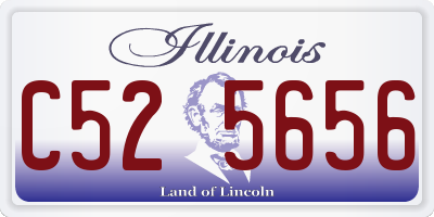 IL license plate C525656