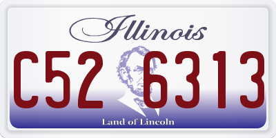 IL license plate C526313