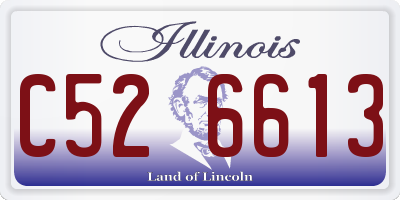 IL license plate C526613