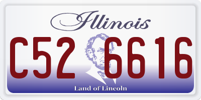 IL license plate C526616