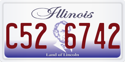 IL license plate C526742