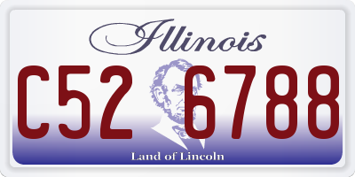 IL license plate C526788