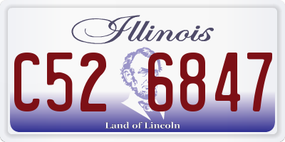 IL license plate C526847