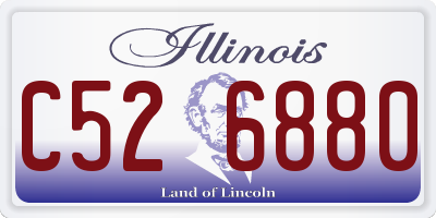 IL license plate C526880