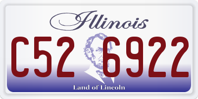 IL license plate C526922
