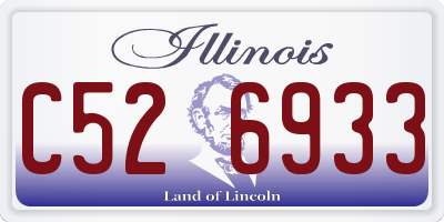 IL license plate C526933