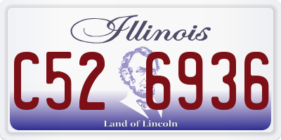 IL license plate C526936