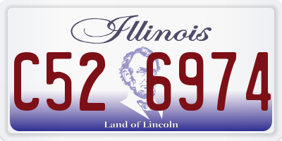 IL license plate C526974