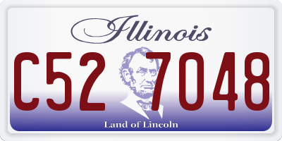 IL license plate C527048