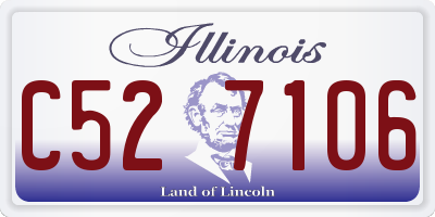 IL license plate C527106