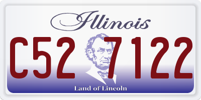 IL license plate C527122