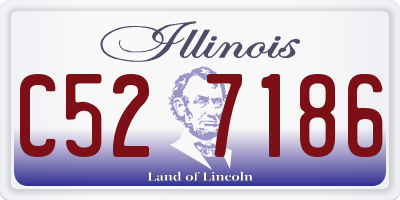 IL license plate C527186