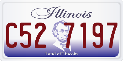 IL license plate C527197