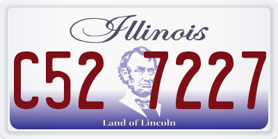 IL license plate C527227