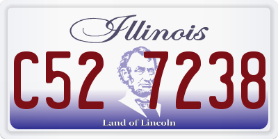 IL license plate C527238