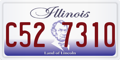 IL license plate C527310