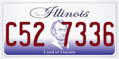 IL license plate C527336