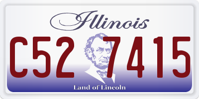 IL license plate C527415