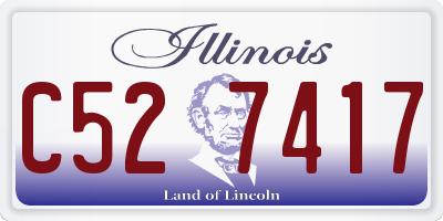 IL license plate C527417