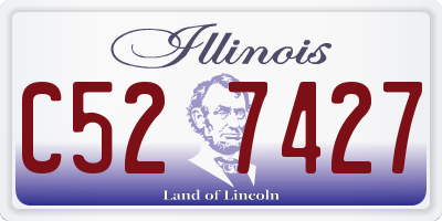 IL license plate C527427