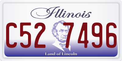 IL license plate C527496