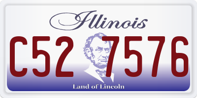 IL license plate C527576