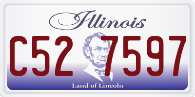IL license plate C527597