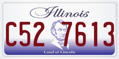 IL license plate C527613