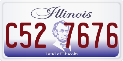 IL license plate C527676