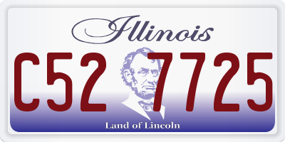 IL license plate C527725