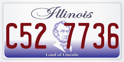 IL license plate C527736