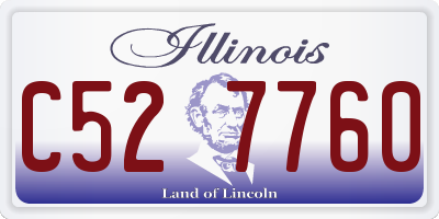 IL license plate C527760