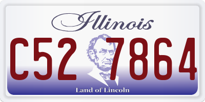 IL license plate C527864