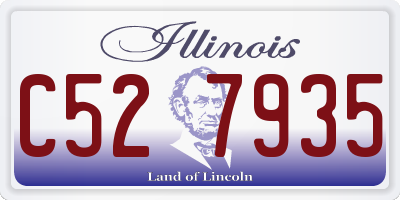 IL license plate C527935