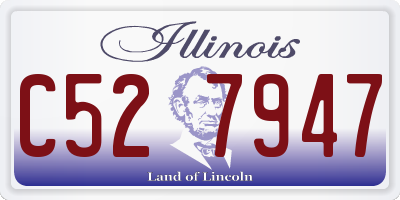 IL license plate C527947