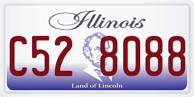 IL license plate C528088