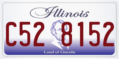 IL license plate C528152