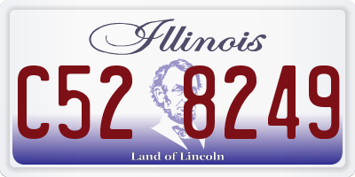 IL license plate C528249