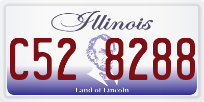 IL license plate C528288