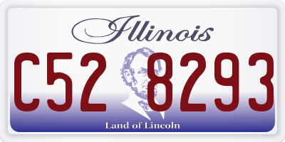 IL license plate C528293